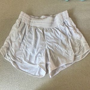 White lulu shorts